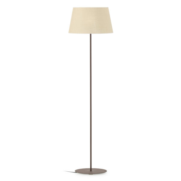 Lámpara de Pié sin pantalla 30x30x135 Metal -- Marrón