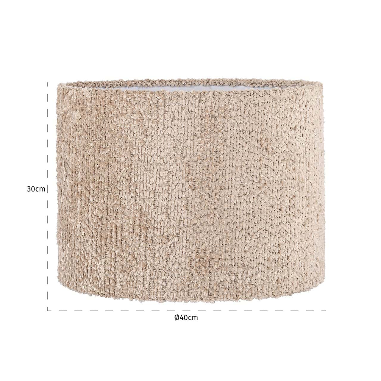 Lampshade Emily 40Ø lovely beige (Be Lovely 170 Beige)