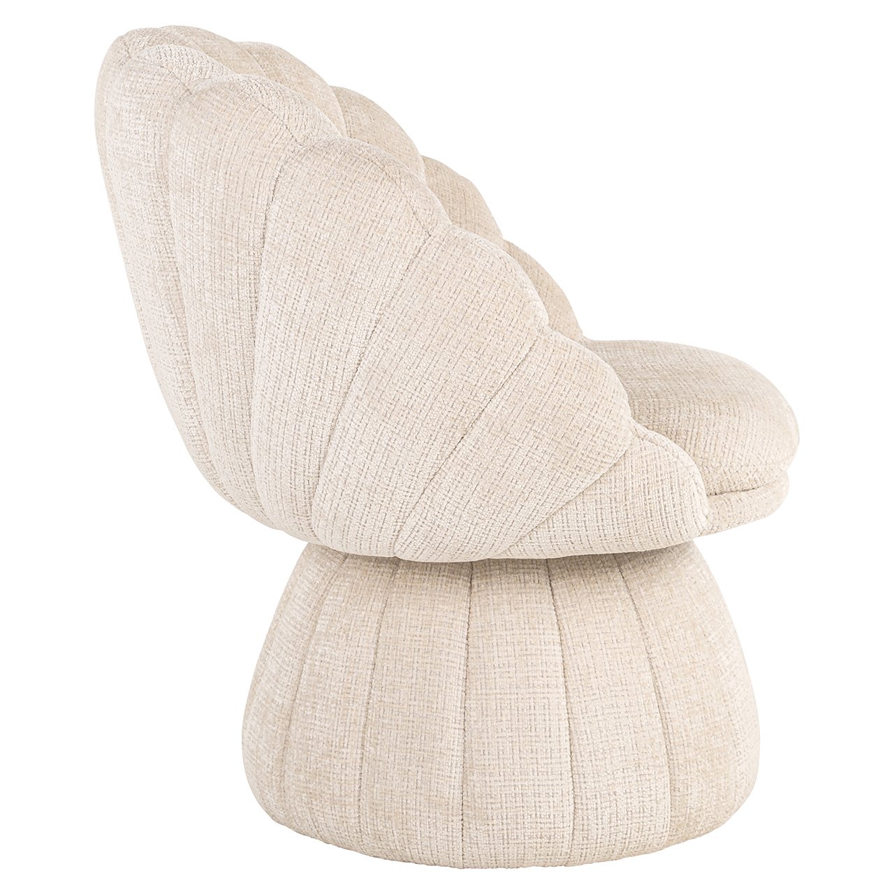 Lounge chair Blossom beige chenille (Niagara 902 beige Chenille)