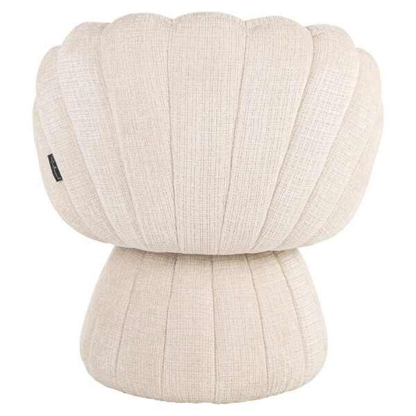 Lounge chair Blossom beige chenille (Niagara 902 beige Chenille)
