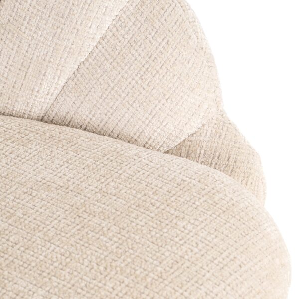 Lounge chair Blossom beige chenille (Niagara 902 beige Chenille)