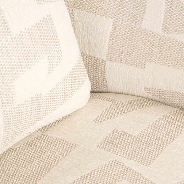 Lounge chair Tuscany beige graffic (Beige graffic)
