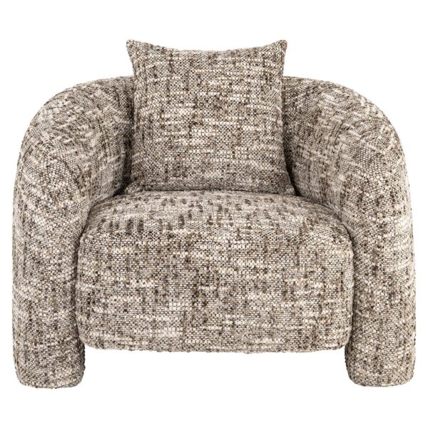 Lounge chair Tuscany brown omara (Brown omara)