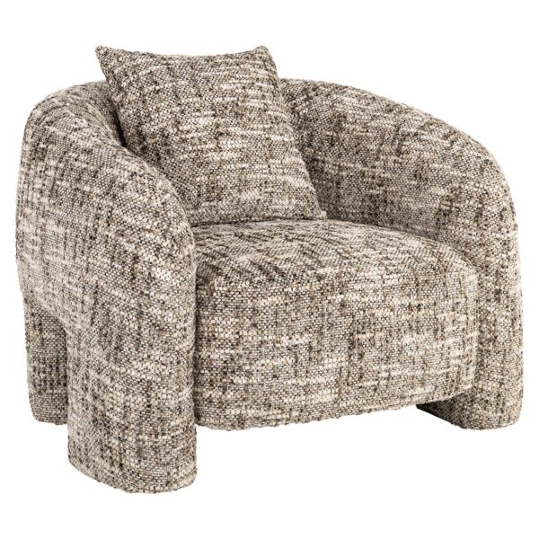 Lounge chair Tuscany brown omara (Brown omara)