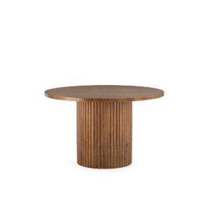 Mesa Comedor 120x120x76 Madera de Cedro -- Natural