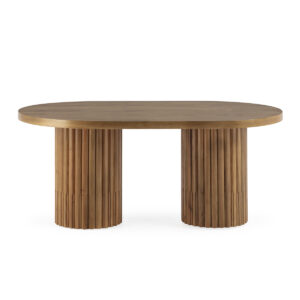 Mesa de Centro 125x75x52 Madera de Cedro -- Natural