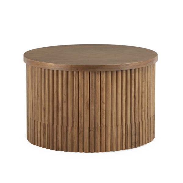 Mesa de Centro 80x80x50 Madera de Cedro -- Natural