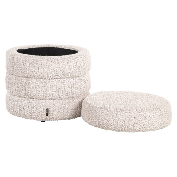 Pouffe Adele lovely cream (Be Lovely 11 Cream)