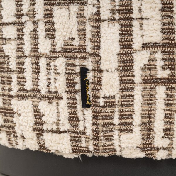 Pouffe Lexie 45Ø cream dalia (Dalia 11 Cream)