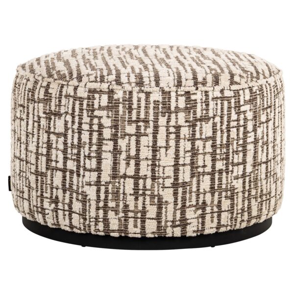 Pouffe Lexie 70Ø cream dalia (Dalia 11 Cream)