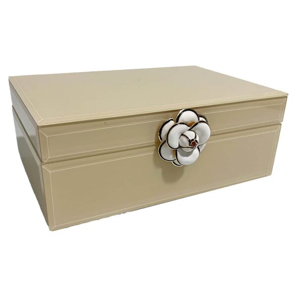 Storage box Abbey big (Ivory)