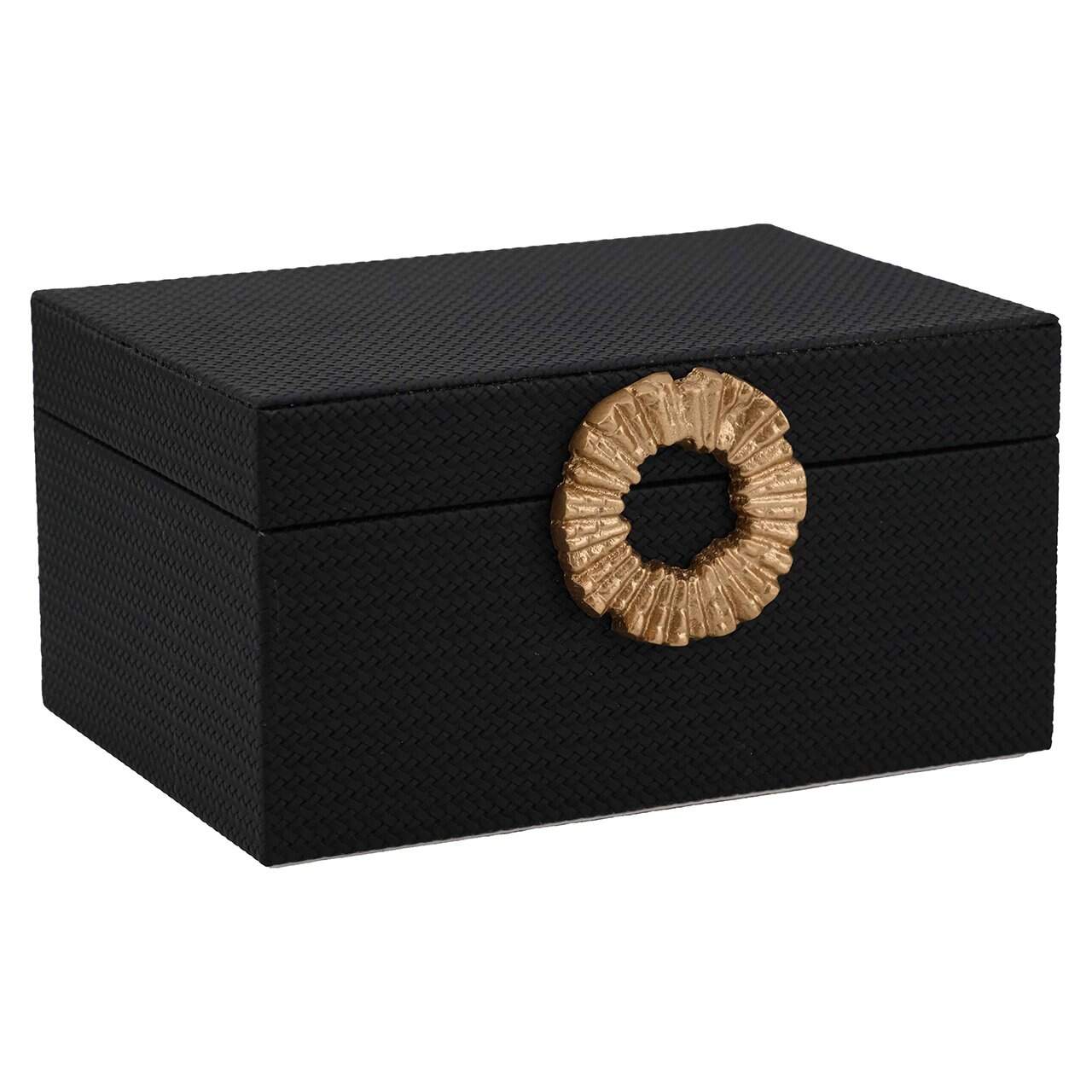 Storage box Amal big (Black/gold)