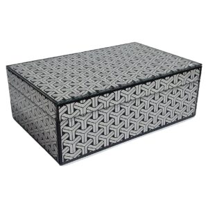 Storage box Feliz big (Black/white)