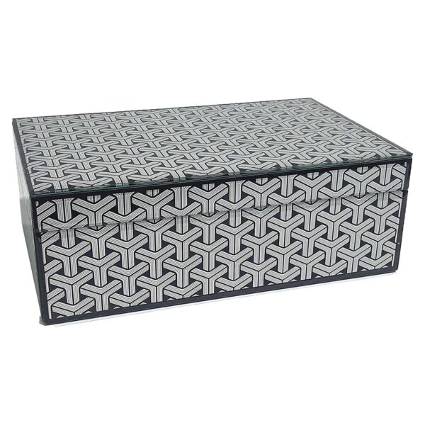 Storage box Feliz small (Black/white)