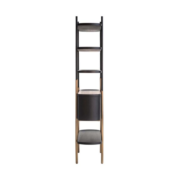 Storage cabinet Jameson 2-doors 4-shelves (Charcoal)