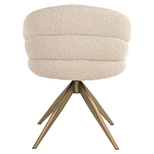 Swivel chair Zendaya biscotti fire retardant (Biscotti)