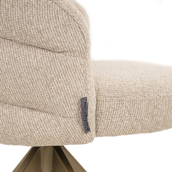 Swivel chair Zendaya biscotti fire retardant (Biscotti)