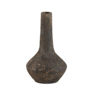 Jarrón 28x28x46 Terracota -- Negro Envejecido