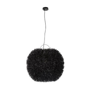 LAMPARA DE TECHO 80x80x80/200 RATAN NEGRO