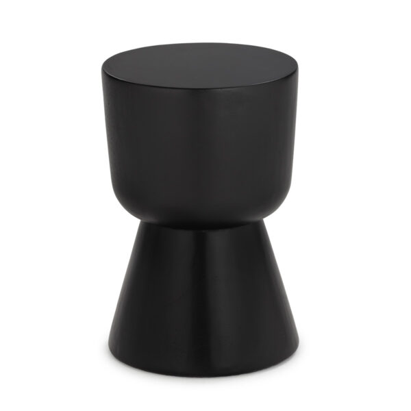 Taburete 30x30x45 Madera de Suar -- Negro