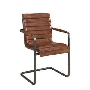 SABINA Leather dining chair