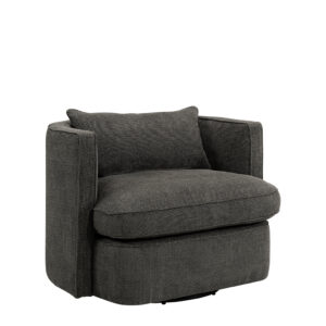 Fabric seat JOAN HAZE WOOD