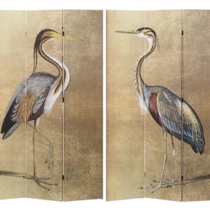 Biombo Canva Garzas 120x3x180 Cm
