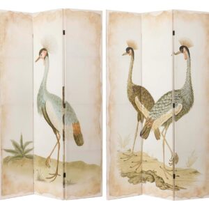 Biombo Canva Garzas 120x3x180 Cm