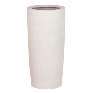 Paraguero Ceramica Blanca 23x23x50 Cm