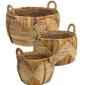 CESTO 3-pack round baskets