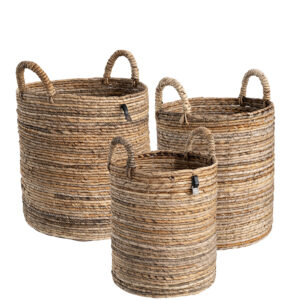 CESTO 3-pack round baskets