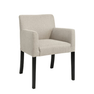Fabric dining chair VICTORIA RAVE NATURAL
