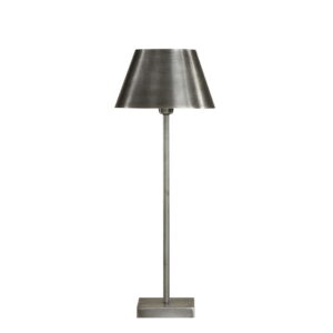 PEWTER Table lamp 54cm