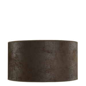 SHADE CYLINDER BROWN SUEDE - Medium