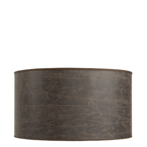 SHADE CYLINDER LEATHER PALE BROWN - Large