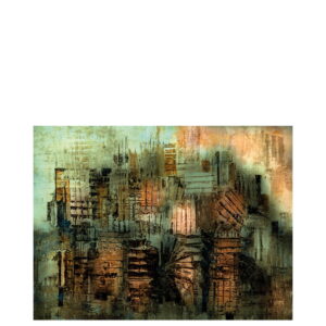 ASIAN NIGHT painting - 150x100, Plexiglas