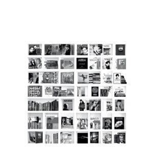 BOOK CASE MUSIC WHITE photo art - 120x120, Plexiglas