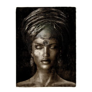GLAMOUR GIRL SEPIA Photo art - 100x150, Plexiglas