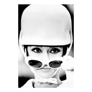 HEPBURN photo art - 100x150, Plexiglas