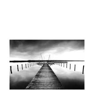 BOAT PIER photo art - 150x100, Plexiglas