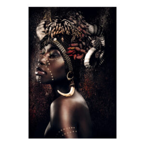 QUEEN OF AFRICA Photographic art - 120x180, Aluminium