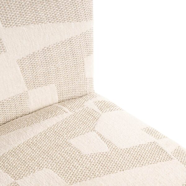Chair Lorain with wheels beige graffic (Beige graffic)
