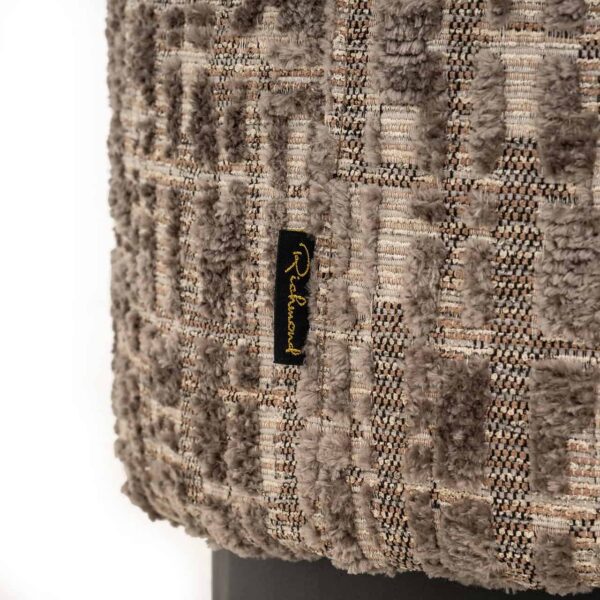 Pouffe Lexie 45Ø grey dalia (Dalia 45 Greige)