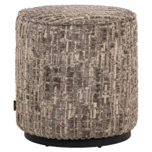 Pouffe Lexie 45Ø grey dalia (Dalia 45 Greige)
