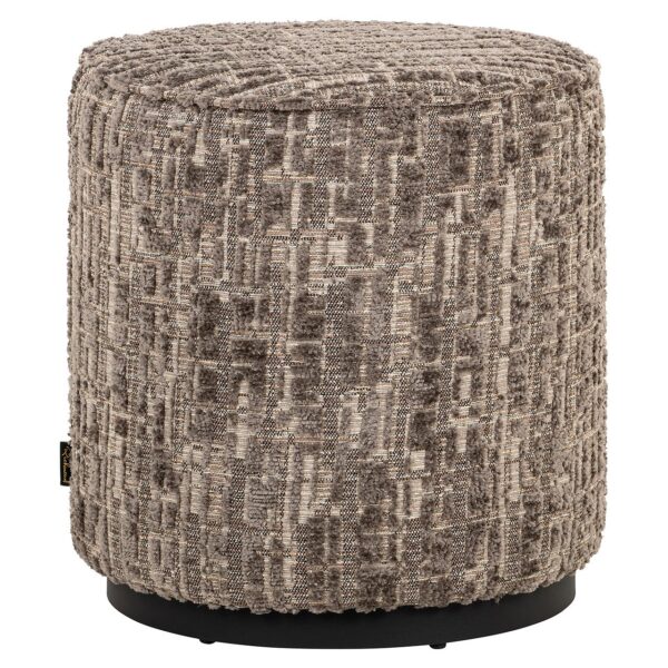 Pouffe Lexie 45Ø grey dalia (Dalia 45 Greige)