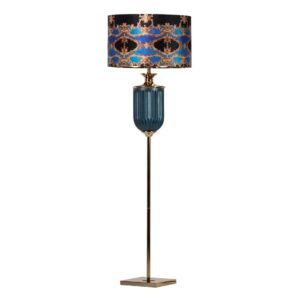 Lampara Suelo Cristal Neobarroca 50x50x165 Cm
