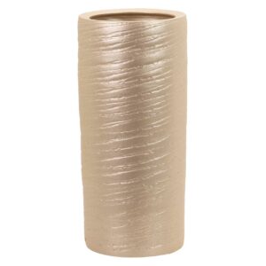 Paraguero Ceramica Champagne 23x23x47 Cm