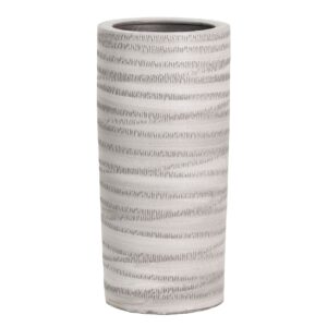 Paraguero Ceramica Gris 23x23x50 Cm