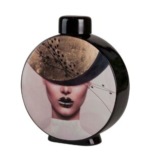 Tibor Cerámica Mujer Sombrero 23x8x28 Cm