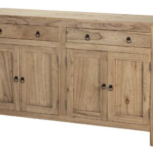 Aparador Madera Mindi Natural 140x40x82 Cm